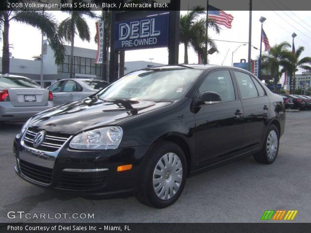 2008 Volkswagen Jetta S Sedan in Black