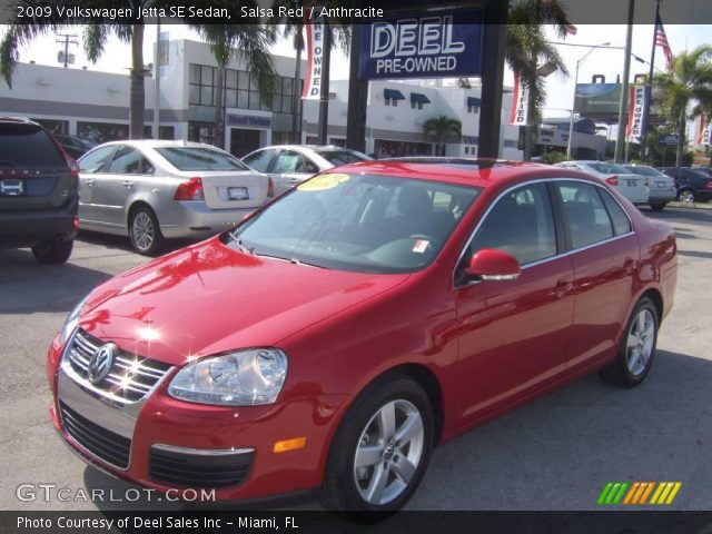 2009 Volkswagen Jetta SE Sedan in Salsa Red