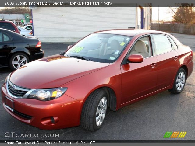 2009 Subaru Impreza 2.5i Sedan in Paprika Red Pearl