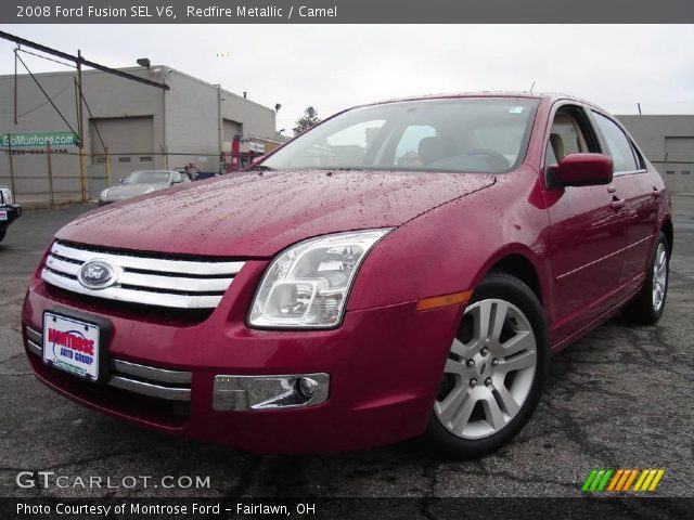 2008 Ford Fusion SEL V6 in Redfire Metallic