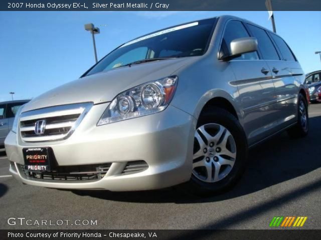 2007 Honda Odyssey EX-L in Silver Pearl Metallic