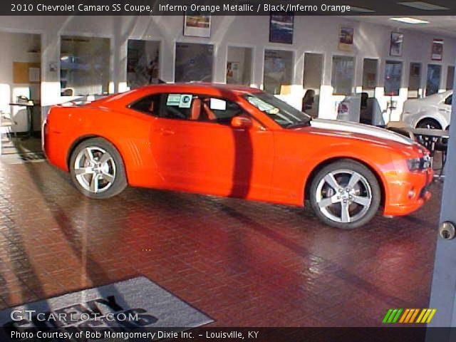 2010 Chevrolet Camaro SS Coupe in Inferno Orange Metallic