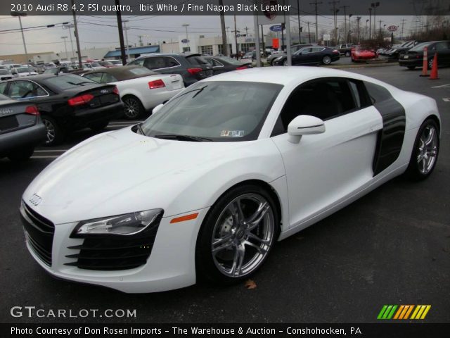 2010 Audi R8 4.2 FSI quattro in Ibis White