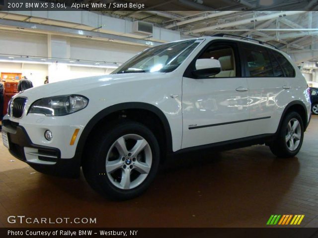 2007 BMW X5 3.0si in Alpine White