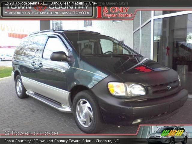 1998 Toyota Sienna XLE in Dark Green Metallic