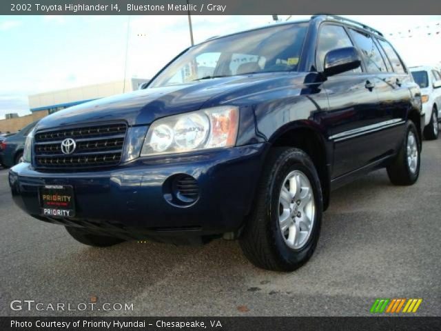 2002 Toyota Highlander I4 in Bluestone Metallic