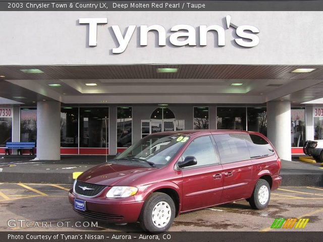 2003 Chrysler Town & Country LX in Deep Molten Red Pearl