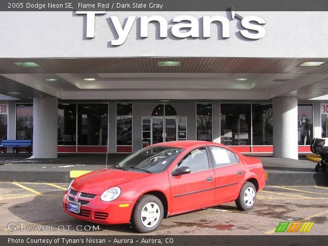 2005 Dodge Neon SE in Flame Red