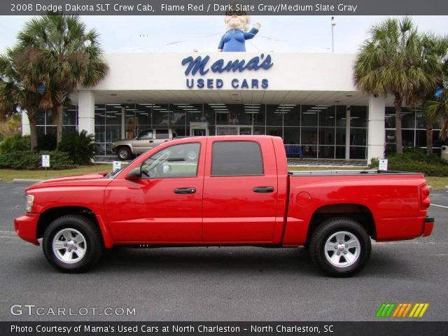 2008 Dodge Dakota SLT Crew Cab in Flame Red
