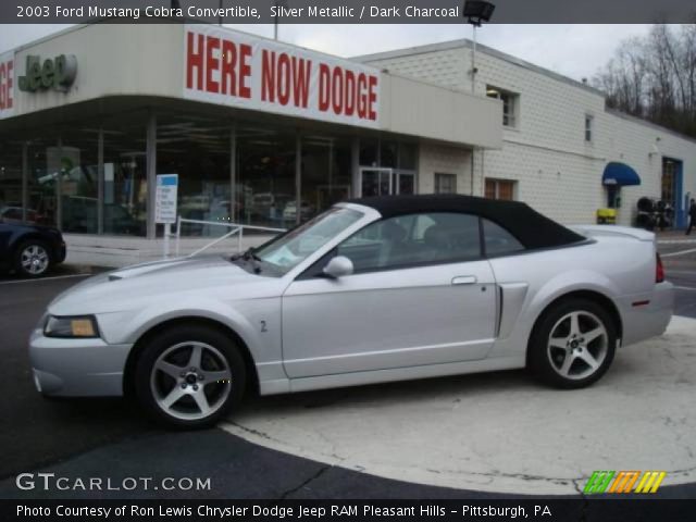 2003 Ford Mustang Cobra Convertible in Silver Metallic