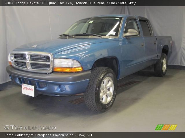 2004 Dodge Dakota SXT Quad Cab 4x4 in Atlantic Blue Pearl