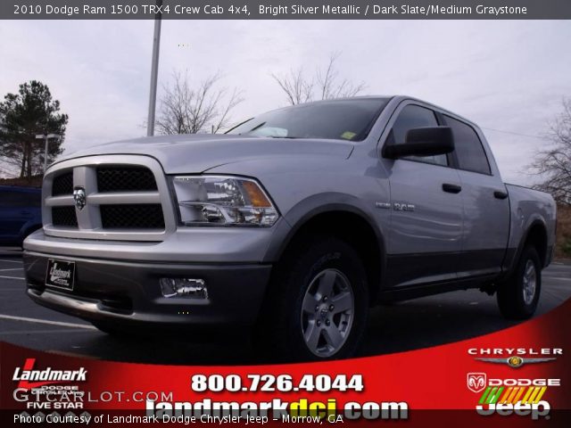 2010 Dodge Ram 1500 TRX4 Crew Cab 4x4 in Bright Silver Metallic