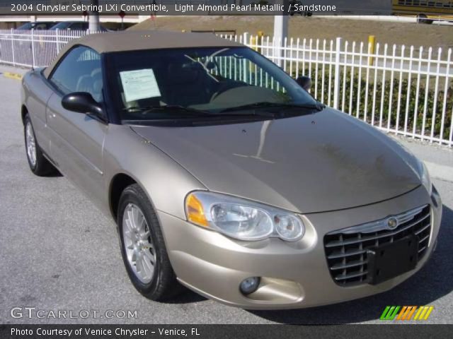 2004 Chrysler Sebring LXi Convertible in Light Almond Pearl Metallic