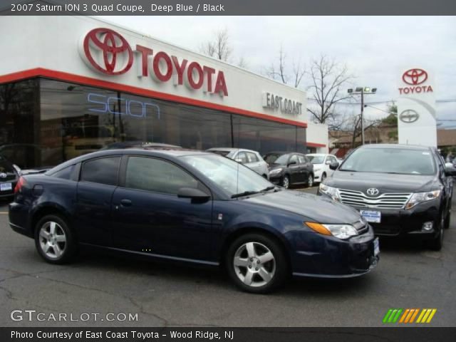 2007 Saturn ION 3 Quad Coupe in Deep Blue