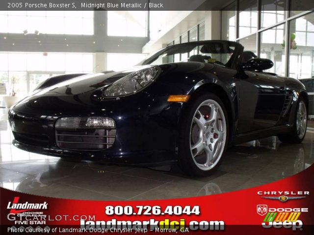 2005 Porsche Boxster S in Midnight Blue Metallic