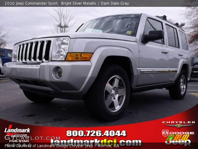 2010 Jeep Commander Sport in Bright Silver Metallic