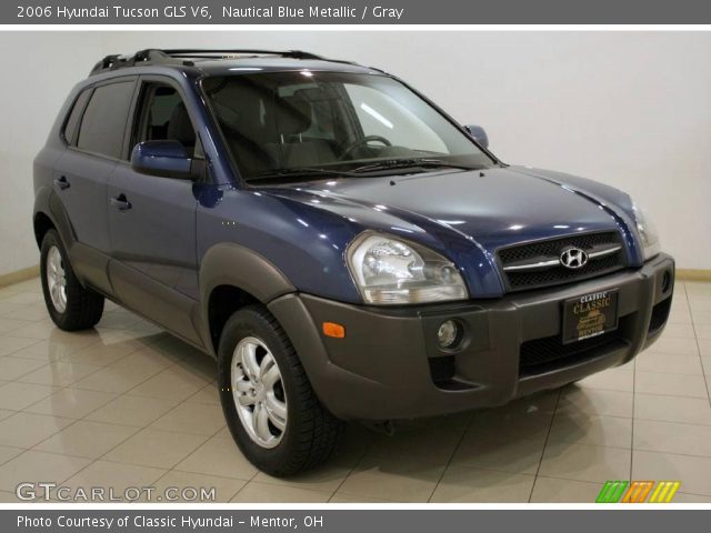 2006 Hyundai Tucson GLS V6 in Nautical Blue Metallic