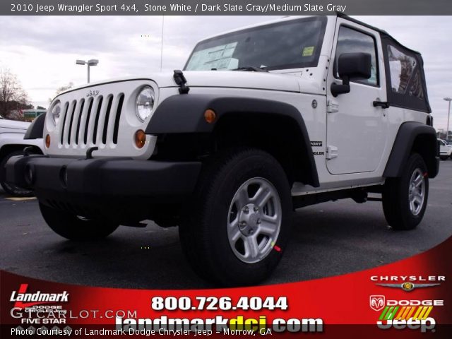 2010 Jeep Wrangler Sport 4x4 in Stone White