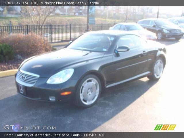 2003 Lexus SC 430 in Midnight Pine Green Pearl