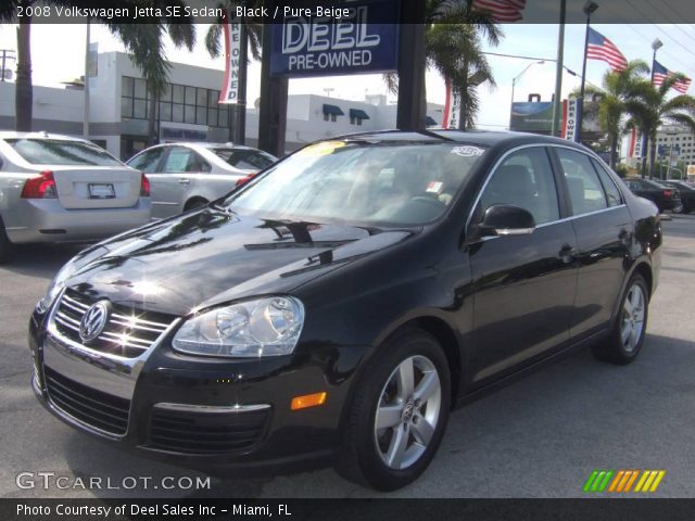 2008 Volkswagen Jetta SE Sedan in Black