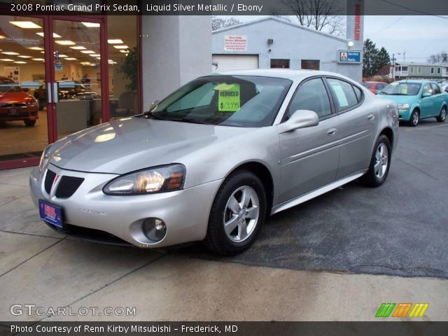 2008 Pontiac Grand Prix Sedan in Liquid Silver Metallic