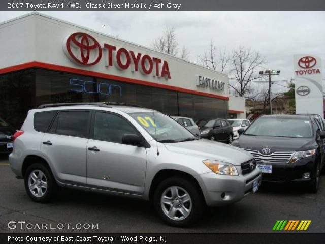 2007 Toyota RAV4 4WD in Classic Silver Metallic