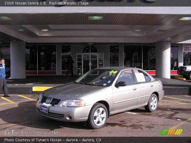 2006 Nissan Sentra 1.8 in Radium Metallic