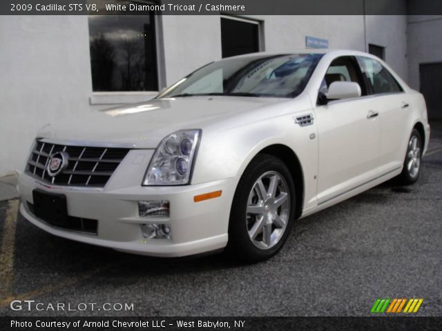 2009 Cadillac STS V8 in White Diamond Tricoat