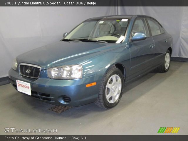 2003 Hyundai Elantra GLS Sedan in Ocean Blue