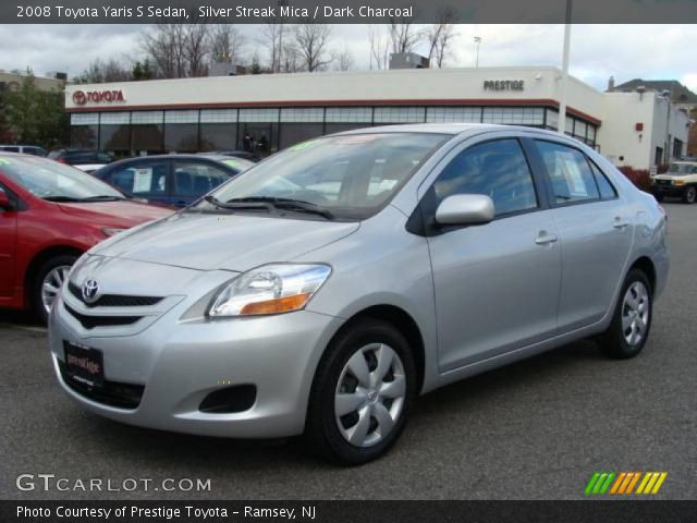2008 Toyota Yaris S Sedan in Silver Streak Mica