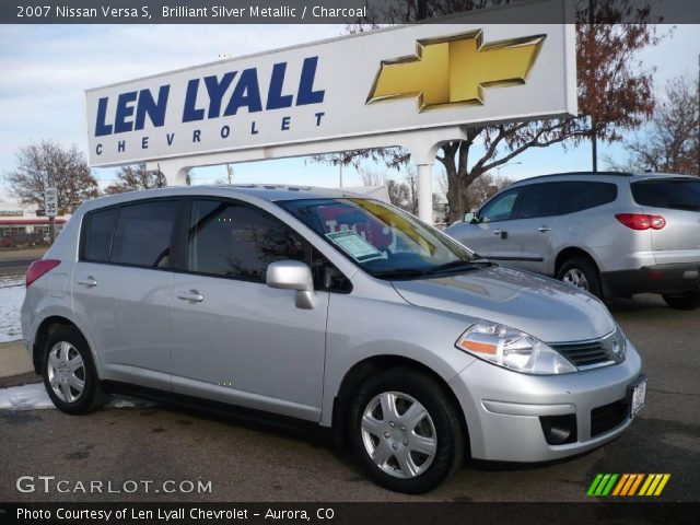 2007 Nissan Versa S in Brilliant Silver Metallic