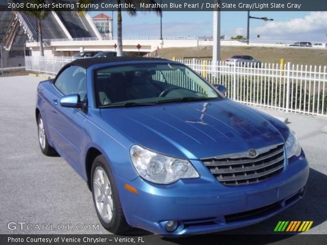 2008 Chrysler Sebring Touring Convertible in Marathon Blue Pearl