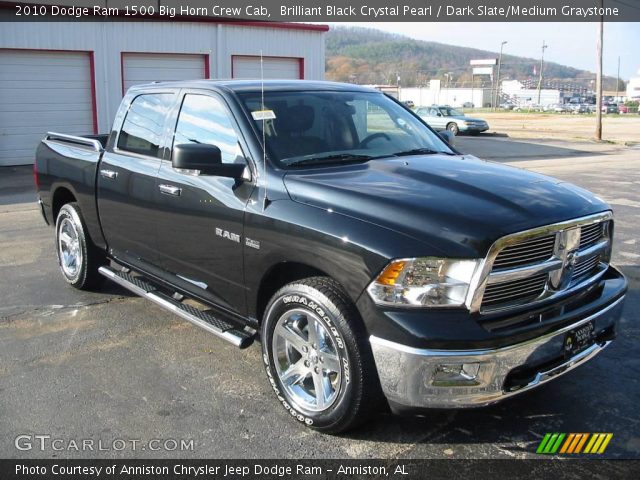 2010 Dodge Ram 1500 Big Horn Crew Cab in Brilliant Black Crystal Pearl