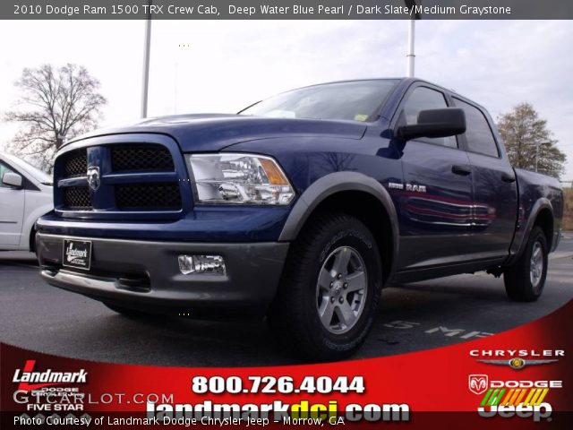 2010 Dodge Ram 1500 TRX Crew Cab in Deep Water Blue Pearl