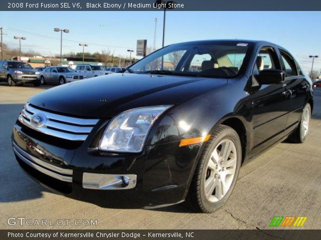 2008 Ford Fusion SEL V6 in Black Ebony