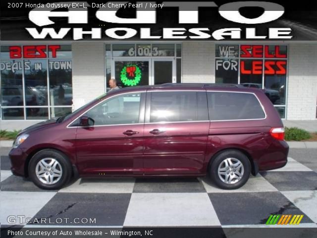2007 Honda Odyssey EX-L in Dark Cherry Pearl