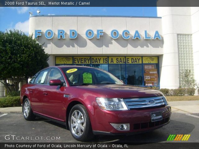2008 Ford Taurus SEL in Merlot Metallic