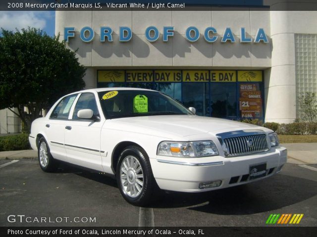 2008 Mercury Grand Marquis LS in Vibrant White