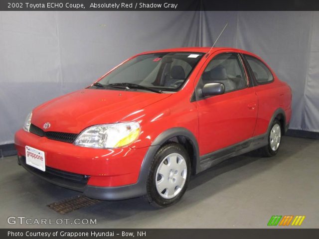 2002 Toyota ECHO Coupe in Absolutely Red