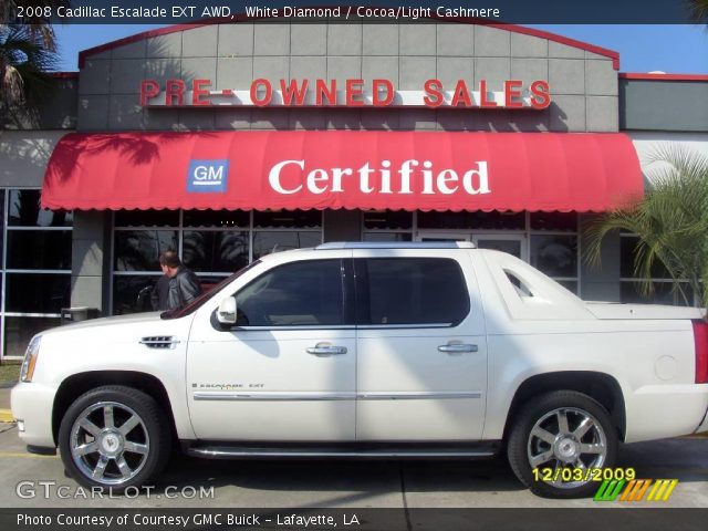 2008 Cadillac Escalade EXT AWD in White Diamond