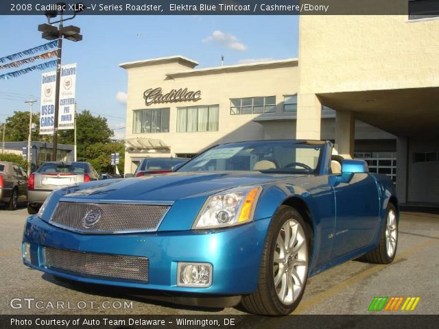 2008 Cadillac XLR -V Series Roadster in Elektra Blue Tintcoat