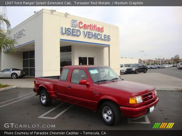 1997 Ford Ranger Splash Extended Cab in Toreador Red Metallic