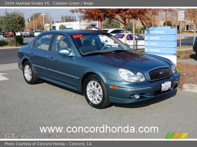 2004 Hyundai Sonata V6 in Celadon Green