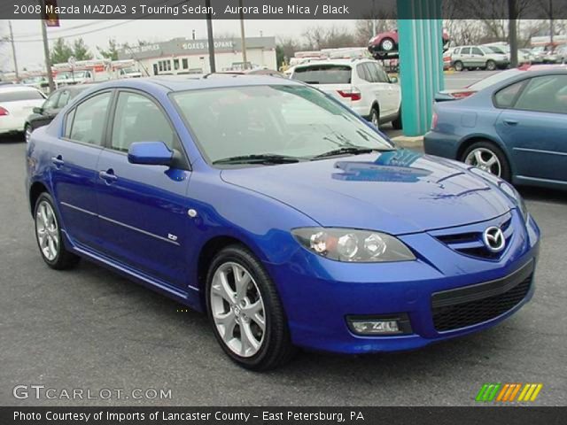 2008 Mazda MAZDA3 s Touring Sedan in Aurora Blue Mica