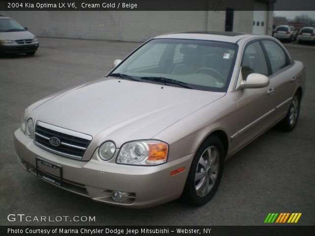 2004 Kia Optima LX V6 in Cream Gold