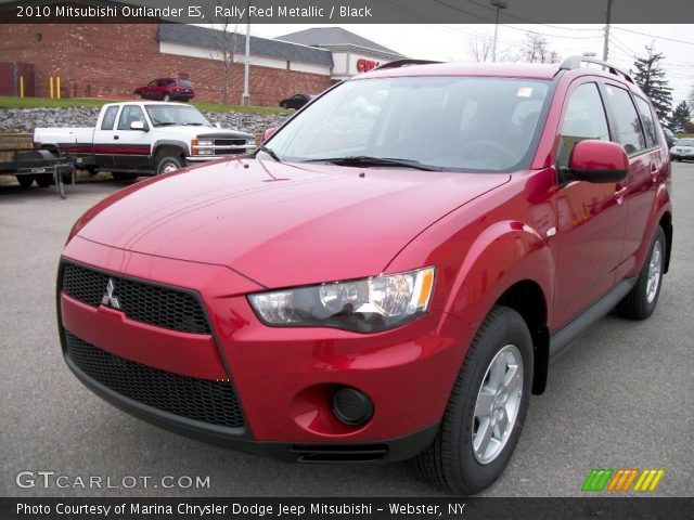 2010 Mitsubishi Outlander ES in Rally Red Metallic