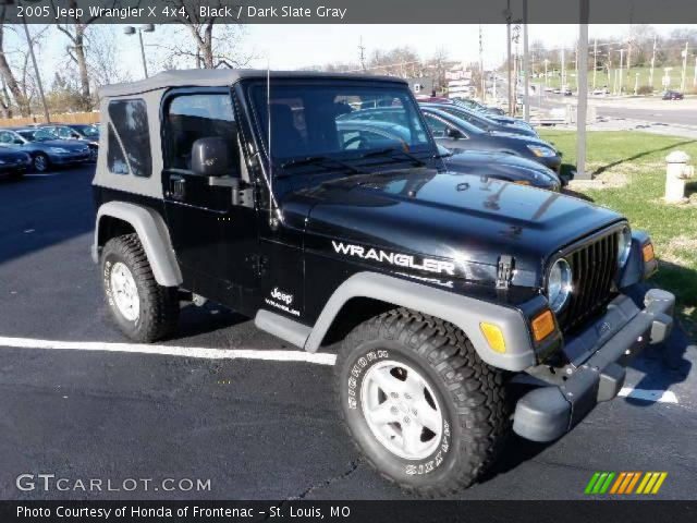 2005 Jeep Wrangler X 4x4 in Black