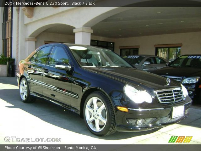 2007 Mercedes-Benz C 230 Sport in Black