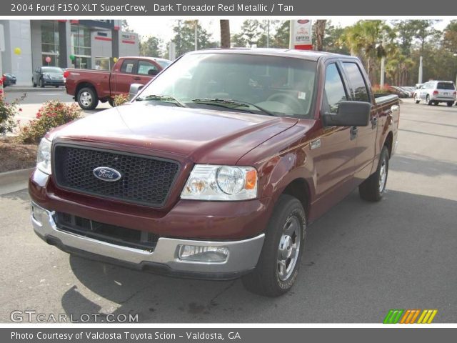 2004 Ford F150 XLT SuperCrew in Dark Toreador Red Metallic