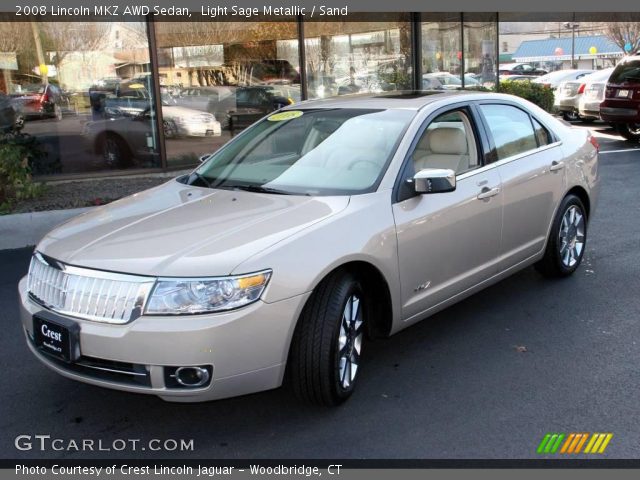 2008 Lincoln MKZ AWD Sedan in Light Sage Metallic